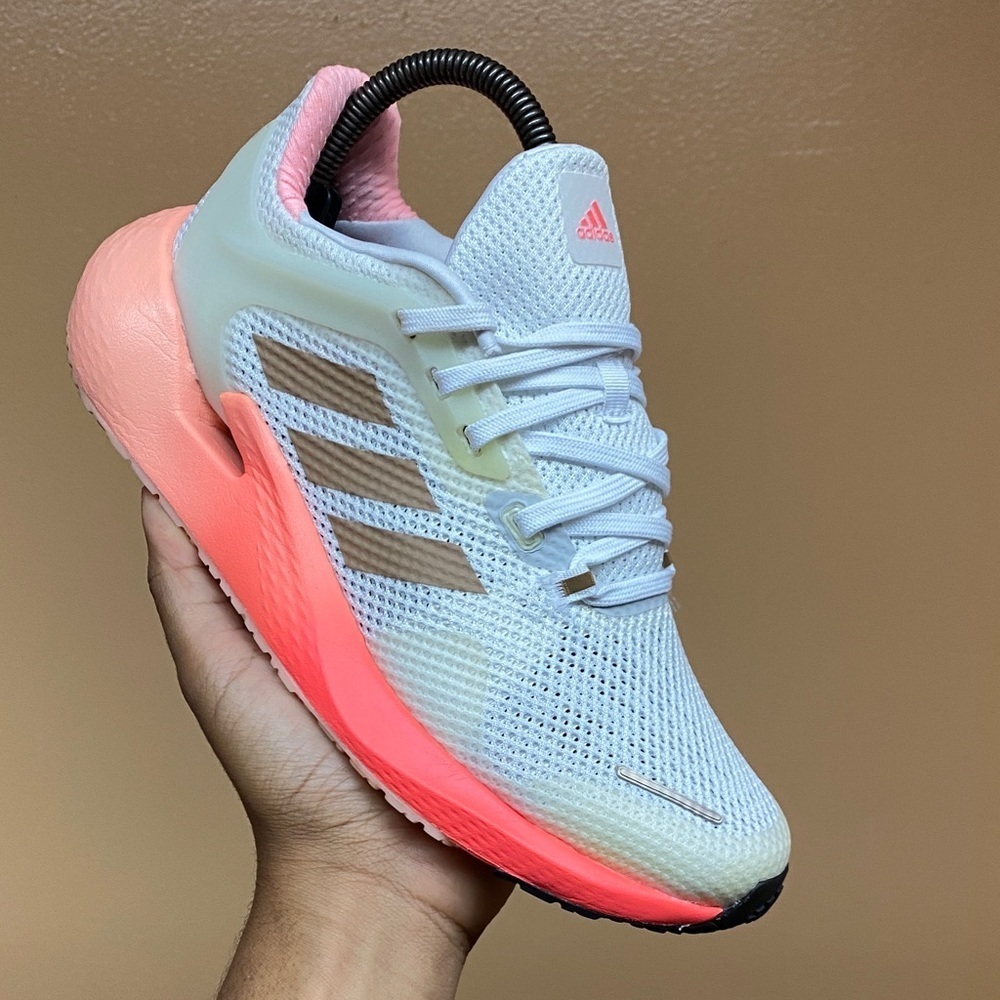 Adidas Alphatorsion 360 Women’s Running Sneakers “Copper Signal Pink” Size 7 - Picture 6 of 17